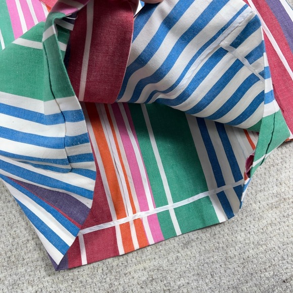 Vintage Ralph Lauren Jacket Women 10 Blazer Sport Coat 80s 90s Multi Rainbow Fun - Picture 8 of 15